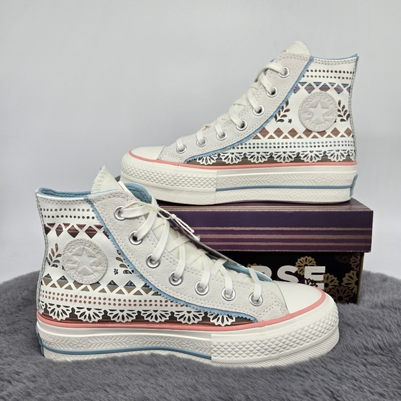 Converse Chuck Taylor All Star Lift High Day Of The Dead Women's Shoes Size 7.5 - Picture 6 of 8